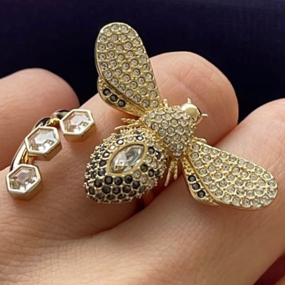 Swarovski Jewelry - Authentic Swarovski Bee motif ring